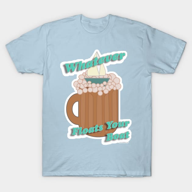 Funny Root Beer Float Slogan T-Shirt by Tshirtfort